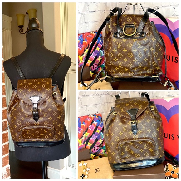 Louis Vuitton Montsouris MM backpack custom - Picture 2 of 16